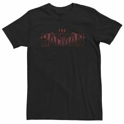 Licensed Character Big & Tall DC Batman Red The Batman Logo Tee