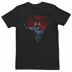 Licensed Character Big & Tall DC Comic Batman Bat Shaped Logo Tee