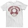 Licensed Character Men's Super Mario Mushroom Livin' Large Tee -Licensed Character Shop unnamed file 44863