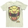Licensed Character Men's Power Rangers Yellow Ranger Big Face Tee -Licensed Character Shop unnamed file 44875