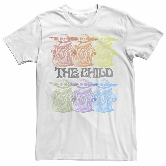 Licensed Character Men's Star Wars Manalorian Vintage Innocence Tee 3 Licensed Character Men's Star Wars Manalorian Vintage Innocence Tee