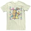 Licensed Character Men's Garfield Cats Rule Retro Tee Natural -Licensed Character Shop unnamed file 44886