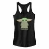 Licensed Character Juniors' Star Wars The Mandalorian The Child Aka Baby Yoda Hidden Face Portrait Tank Top Indigo -Licensed Character Shop unnamed file 44921