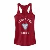 Licensed Character Juniors' Marvel Avengers Endgame Iron Man I Love You 3000 Blue Arc Reactor Tank Top -Licensed Character Shop unnamed file 44943