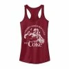 Licensed Character Juniors' Coca-Cola A Merry Christmas Calls For A Coke Graphic Tank Scarlet -Licensed Character Shop unnamed file 44960