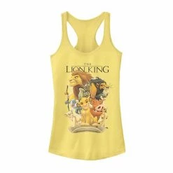 Licensed Character Juniors' Disney's Lion King Young Simba Full Cast Tank Banana -Licensed Character Shop unnamed file 44990