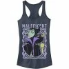 Licensed Character Disney Sleeping Beauty Juniors' Maleficent Retro Graphic Tank Black -Licensed Character Shop unnamed file 45000
