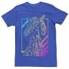 Licensed Character Men's Voltron: Defender Of The Universe Neon Outline Portrait Tee -Licensed Character Shop unnamed file 45009