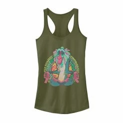 Licensed Character Juniors' Disney's Lion King Geometric Meditating Rafiki Tank Indigo -Licensed Character Shop unnamed file 45019