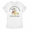 Licensed Character Disney's Mickey Mouse & Pluto Juniors' "I Just Wanna Hang With My Dog" Graphic Tee -Licensed Character Shop unnamed file 45050
