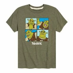 Licensed Character Boys 8-20 Universal Shrek Grid Graphic Tee Orange -Licensed Character Shop unnamed file 45085