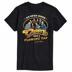 Licensed Character Men's Cheers Open Door Tap Tee Dark Brown