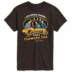 Licensed Character Men's Cheers Open Door Tap Tee Dark Brown -Licensed Character Shop unnamed file 45092