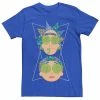 Licensed Character Men's Rick And Morty Face Plants Tee -Licensed Character Shop unnamed file 45138
