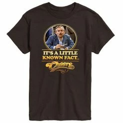 Licensed Character Men's Cheers Little Known Fact Tee Dark Brown -Licensed Character Shop unnamed file 45156