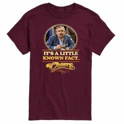 Licensed Character Men's Cheers Little Known Fact Tee Dark Brown -Licensed Character Shop unnamed file 45157