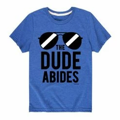 Licensed Character Boys 8-20 Big Lebowski The Dude Abides Tee Blue