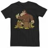 Licensed Character Men's Nintendo Donkey Kong Eating Bananas Portrait Tee -Licensed Character Shop unnamed file 45184
