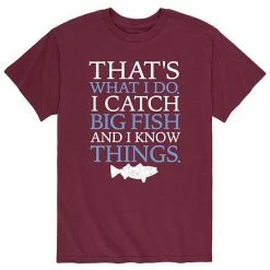 Licensed Character Men's Catch Big Fish Tee Grey -Licensed Character Shop unnamed file 4520