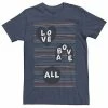 Licensed Character Men's Loveaboveall Text Tee 2 Licensed Character Men's Loveaboveall Text Tee -Licensed Character Shop unnamed file 45320
