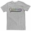 Licensed Character Men's Celebrate Swash Rainbow Tee -Licensed Character Shop unnamed file 45321