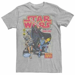 Licensed Character Men's Star Wars "Come To The Dark Side!" Comic Book Cover Tee Athletic Heather