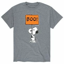 Licensed Character Men's Peanuts Snoopy Boo Sign Tee Black 6 Licensed Character Men's Peanuts Snoopy Boo Sign Tee Black -Licensed Character Shop unnamed file 4536