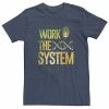 Licensed Character Men's Project Power Work The System Tee -Licensed Character Shop unnamed file 45376