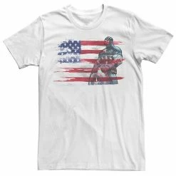 Licensed Character Men's Marvel Captain America Stand To Honor Red, White & Blue Tee -Licensed Character Shop unnamed file 4540