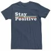 Licensed Character Men's Fifth Sun Stay Positive Rainbow Tee -Licensed Character Shop unnamed file 45416