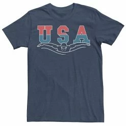 Licensed Character Men's USA Swimmer Outline Tee