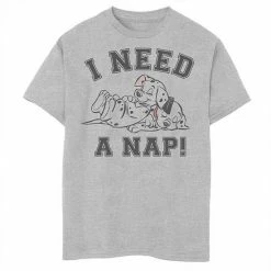 Licensed Character Disney's 101 Dalmatians Boys 8-20 Sleeping Puppies I Need A Nap Graphic Tee Athletic Heather -Licensed Character Shop unnamed file 45444