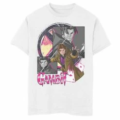 Licensed Character Boys 8-20 Marvel X-Men Gambit Collage Panel Logo Graphic Tee Black -Licensed Character Shop unnamed file 45450