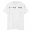 Licensed Character Boys 8-20 Fifth Sun Maybe Later V3 Graphic Tee White -Licensed Character Shop unnamed file 45452