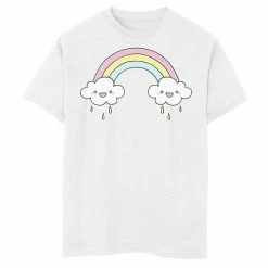 Licensed Character Boys 8-20 Fifth Sun Happy Clouds Graphic Tee White -Licensed Character Shop unnamed file 45456