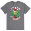 Licensed Character Men's Dr. Seuss The Grinch Chaos Tee Charcoal -Licensed Character Shop unnamed file 455