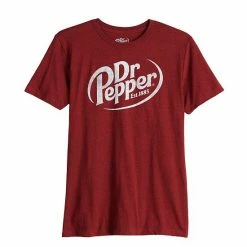 Licensed Character Men's Dr. Pepper Logo Tee -Licensed Character Shop unnamed file 459