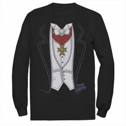 Licensed Character Men's Universal Monsters Dracula Costume Long Sleeve Tee