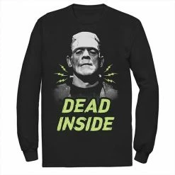 Licensed Character Men's Universal Monsters Frankenstein Dead Inside Long Sleeve Tee