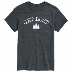 Licensed Character Men's Get Lost Tee Dark Brown