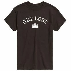Licensed Character Men's Get Lost Tee Dark Brown -Licensed Character Shop unnamed file 45972