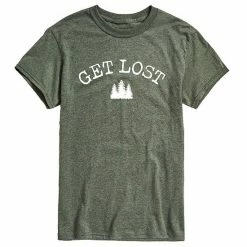 Licensed Character Men's Get Lost Tee Dark Brown -Licensed Character Shop unnamed file 45973
