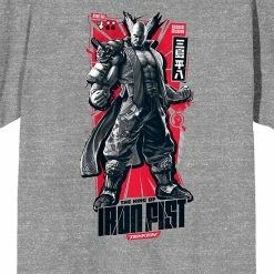 Licensed Character Men's Tekken The King Of Iron Fist Tee -Licensed Character Shop unnamed file 45975