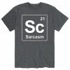 Licensed Character Men's Element Of Sarcasm Tee Grey -Licensed Character Shop unnamed file 45978