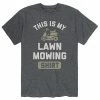 Licensed Character Men's This Lawn Mowing Shirt Tee Grey -Licensed Character Shop unnamed file 45981