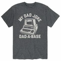 Licensed Character Men's Joke Dadabase Tee Grey -Licensed Character Shop unnamed file 45988
