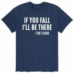 Licensed Character Men's If You Fall Tee Navy -Licensed Character Shop unnamed file 45992