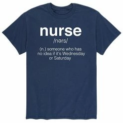 Licensed Character Men's Nurse Definition Tee Blue -Licensed Character Shop unnamed file 46000