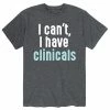 Licensed Character Men's "I Cant, I Have Clinicals" Tee Blue -Licensed Character Shop unnamed file 46005