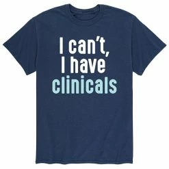 Licensed Character Men's "I Cant, I Have Clinicals" Tee Blue -Licensed Character Shop unnamed file 46006